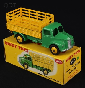 Dinky toys 343 farm produce wagon gg724 front