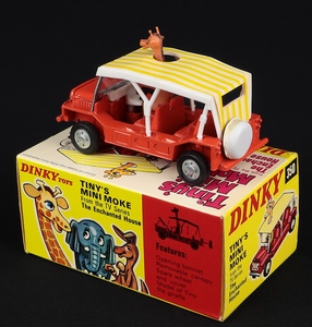 Dinky toys 350 tiny's mini moke giraffe gg728 back