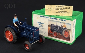 Britains model farm 128f fordson major tractor gg748 front