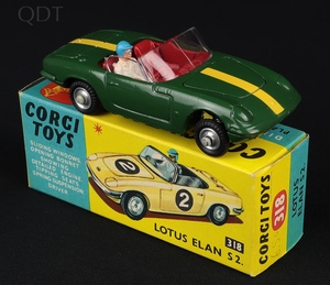 Corgi toys 318 lotus elan s2 gg756 front