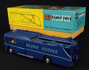 Corgi toys 1126 ecurie ecosse racing car transporter gg757 back