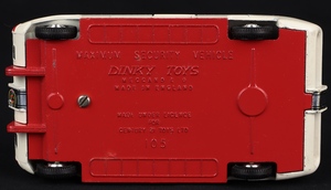 Dinky toys 105 maximum security vehicle gg789 base