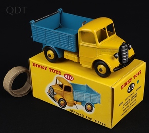Dinky toys 410 bedford end tipper gg796 front