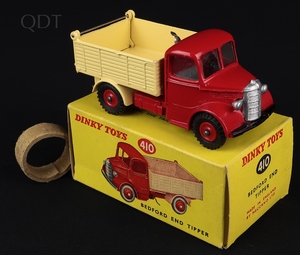 Dinky toys 410 bedford end tipper gg799 front