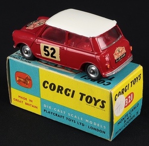 Corgi toys 321 monte carlo mini cooper s gg824 back