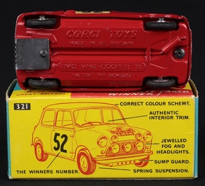 Corgi toys 321 monte carlo mini cooper s gg824 base