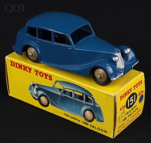 Dinky toys 40b 151 triumph 1800 saloon gg830 front