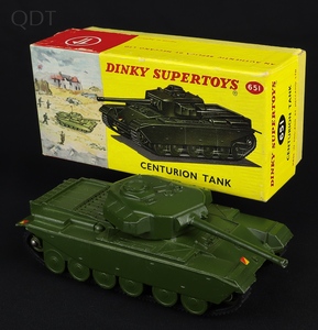 Dinky supertoys 651 centurion tank gg852 front