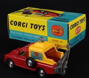 Corgi toys 477 landrover breakdown truck gg859 back
