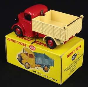 Dinky toys 410 bedford end tipper gg860 back