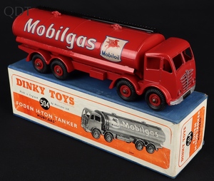 Dinky toys 504 mobilgas foden tanker gg862 front