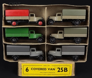 Trade box dinky toys 25b covered van gg870 front
