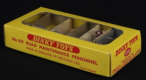 Dinky toys 010 road maintenance personnel gg882 box