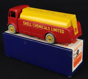 Dinky toys 591 aec tanker shell chemicals limited gg891 back