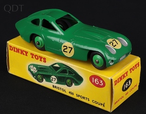 Dinky toys 163 bristol 450 sports coupe gg917 front