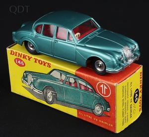 Dinky toys 146 daimler v8 gg928 front