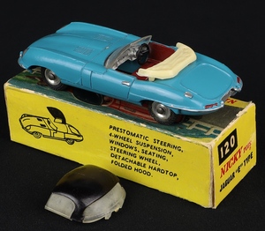 Nicky dinky toys 120 e type jaguar gg935 back