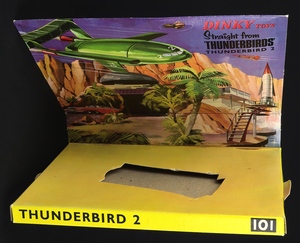 Dinky toys 101 thunderbird 2 gg965 plinth