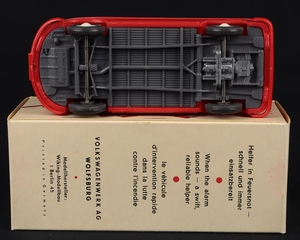 Wiking vw van fire gg968 base