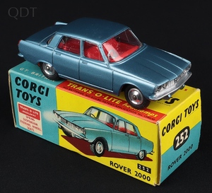 Corgi toys 252 rover 2000 gg970 front