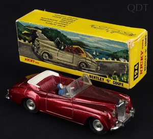 Nicky dinky toys 194 bentley s coupe g976 front