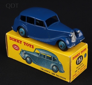 Dinky toys 151 triumph 1800 saloon g992 front