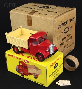 Dinky toys 410 bedford end tipper trade box gg993 front
