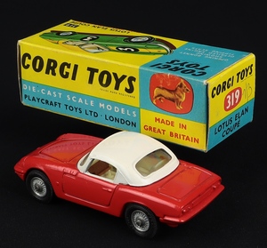 Corgi toys 319 lotus elan coupe hh5 back