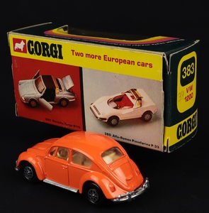 Corgi toys 383 volkswagen 1200 hh15 back