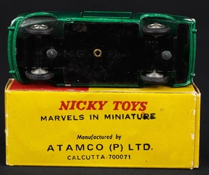 Nicky dinky toys mgb sports hh10 base