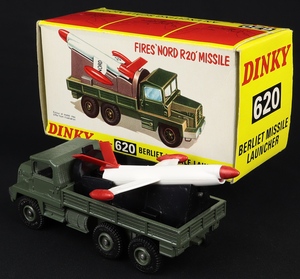 Dinky toys 620 berliet missile hh25 back