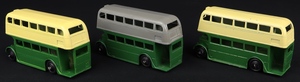 Trade box dinky toys 29c double deck buses hh29 back green