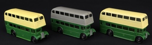 Trade box dinky toys 29c double deck buses hh29 front green