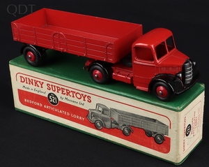 Dinky supertoys 521 bedford articulated lorry hh51 front