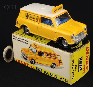 Dinky toys 274 aa mini van hh56 front