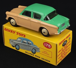 Dinky toys 175 hillman minx hh58 back