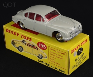 Dinky toys 195 jaguar 3.4 saloon hh64 front