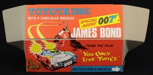 Corgi toys 336 james bond toyota hh66 plinth