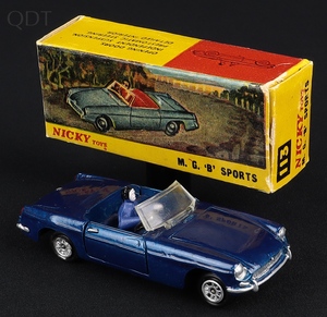 Nicky dinky 113 mgb sports hh73 front