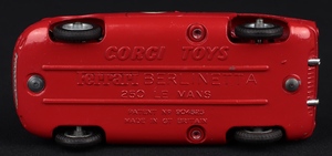 Corgi toys 314 ferrari berlinetta 250 le mans hh77 base
