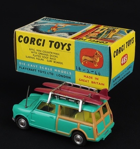 Corgi toys 485 bmc mini countryman surfing hh79 back