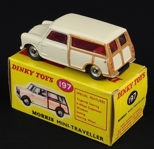 Dinky toys 197 morris mini traveller hh85 back