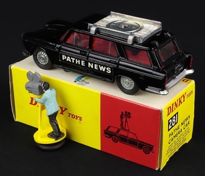 Dinky toys 281 pathe news camera car hh87 back