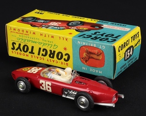 Corgi toys 154 ferrari formula 1 grand prix racing car hh111 back