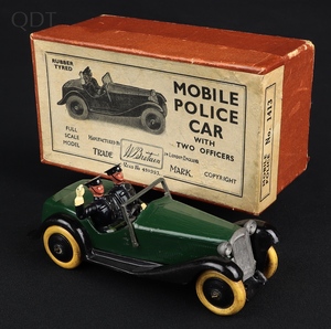 Britains models 1413 mobile police car hh130 front