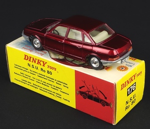 Dinky toys 176 nsu ro80 hh141 back