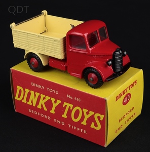 Dinky toys 410 bedford end tipper hh137 front