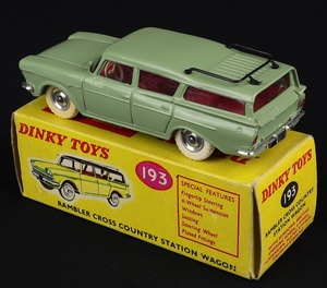 Dinky toys south african 193 ramber cross country station wagon hh142 back