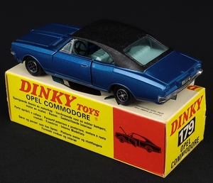 Dinky toys 179 opel commodore hh173 back