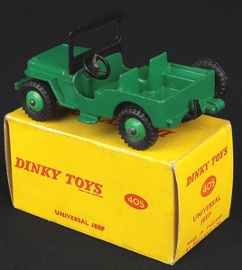 Dinky toys 405 universal jeep hh176 back